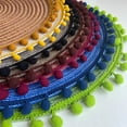 thumbnail image 4 of Esaierr 14.96inch Cotton Yarn Placemats Round Vase Mat Woven Table Insulation Anti-Scald Mat, 4 of 4