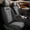 082-Black&Grey, variant on Jiamaoxin Car Seat Covers for Hyundai Kona 2018-2025, Front Seats, Stylish Classic Faux Leather Auto Seat Cover Seat Cushion Seat Protector (Black&Beige)