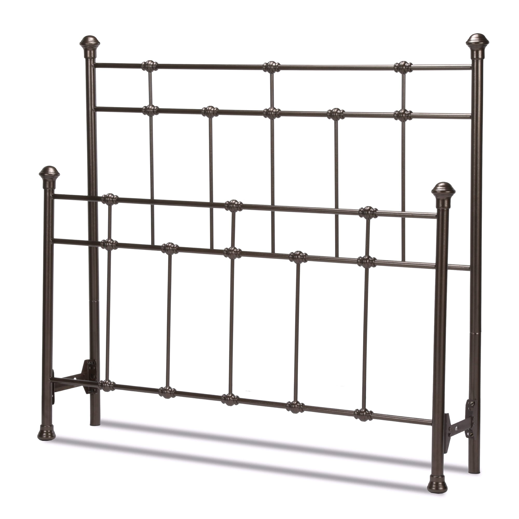 Dexter Metal Headboard and Footboard Bed Panels with Decorative