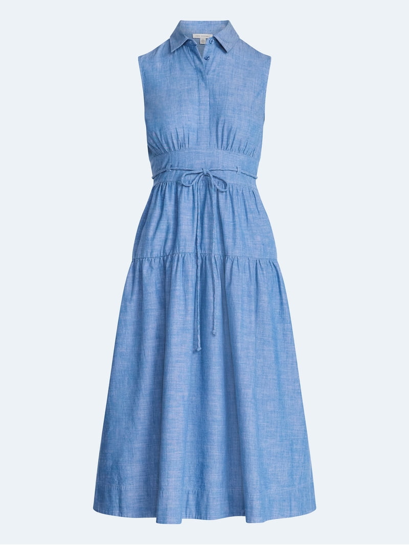 plus size sleeveless shirt dress RWJ Plus Size Summer Sleeveless Tank Dress for Women 2025 Smocked Casual Loose Sundress Flowy Beach Tiered Long Midi Dresses Army Green Large at Amazon Women's Clothing store