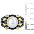 thumbnail image 3 of Everly Men's Cultured Pearl Sterling Silver Ring, 3 of 9