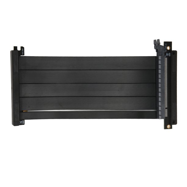 Cable de extensión para tarjeta gráfica, cable vertical PCIE4.0 X16 de doble reverso, blindado, de alta velocidad, para juegos