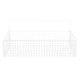 thumbnail image 1 of Wall-Mounted Kitchen Basket White Iron for Kitchen Use with Rust-Resistant Storage Bins, 1 of 5