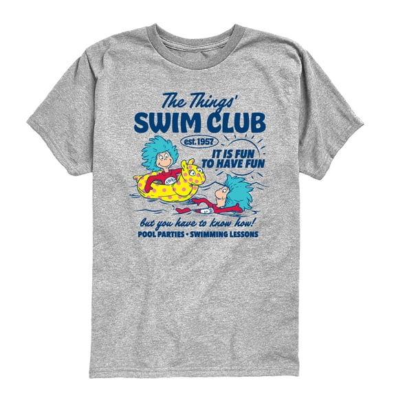 Dr. Seuss - The Things Swim Club Short Sleeve Graphic T-Shirt