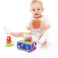 thumbnail image 3 of Baby Tissue Box Montessori Toy, Non-tearable Crinkle Tissue Sensory Toy, Fine Motor Finger Exercise Early Educational Toy for Toddlers, 3 of 7