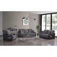 thumbnail image 4 of Ottomanson Convertible Accent Armchair with Hidden Storage, Firm Comfort Seating, Gray, 4 of 5