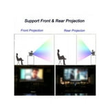 60-120 Inch Portable 16:9 White Outdoor Home Projector Curtain ...