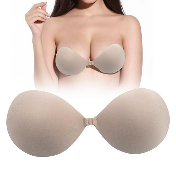 Khall Bra,Thick Padded Strapless Backless Push Up Silicon Adhesive