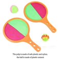 thumbnail image 3 of Orange Paddle Catch Ball Racket Set Sport Game Toys Toss Set Disc Paddle Tennis Game Sucker, 3 of 5