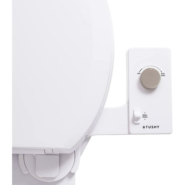 Etablere Alperne rødme TUSHY Classic 3.0 Bidet Toilet Seat Attachment | Adjustable Water Pressure  (Platinum Knob) - Walmart.com