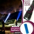 thumbnail image 2 of 3 PCS Rechargeable Flashlights High Lumens,100000LM Super Bright LED Flashlight W/5 Lighting Modes, LED Waterproof Handheld Flashlight for Home Camping Emergency, Battery Included, 2 of 9