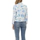 thumbnail image 3 of BLAZER CHIC para Mujeres Abierto Frontal Ropa de Trabajo Verano Chaqueta Corta Blanca Azul Floral XL, 3 of 6