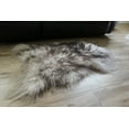 thumbnail image 5 of Salvani Genuine Icelandic Sheepskin Rug Throw – shade of grey - curly pile, 5 of 7