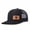 Black, variant on Black bull horns Leather Patch Embroidered Color Block Trucker Hat Unisex Adjustable Cotton Breathable Fashion Cap for Travel Daily Wear