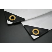 Harpster Tarps 7 x 10 Heavy Duty White 6 oz. Poly Tarp 12 Mil