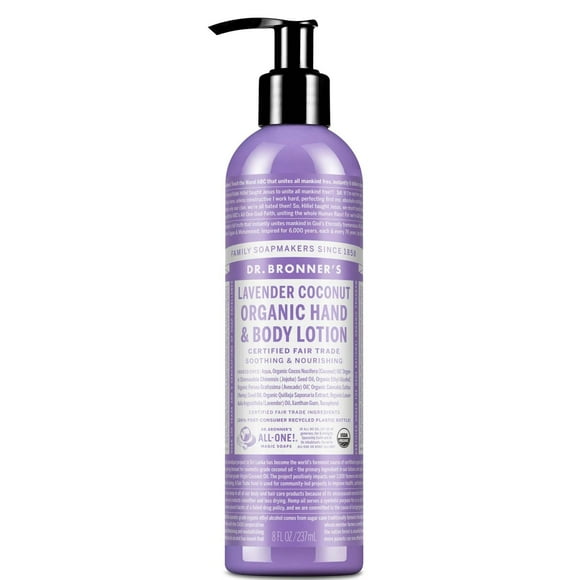 Dr. Bronner'S & Sun Soins du Corps Magiques pour Chien Lotions Biologiques Lavande Noix de Coco 8 Fl. Oz.