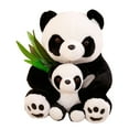 thumbnail image 2 of Juguetes de peluche de panda para mamá e hijo, regalos del día de San Valentín para ella, lindos juguetes de peluche para sofá y coche , 30 CENTIMETROS, 2 of 8