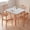White, variant on Emdiqzs Table Protector, Home Decor Waterproof Square Table Cover, Oil Proof Dining Table Mat, for Kitchen Dining Table, Multi Color
