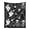 J Black, variant on Astrology Blanket Gothic Decor Soft Fleece Throw for Couch Bed Witchy Occult Decor Celestial Print Birthday Gift 59 X 50 Inch Black White Throw Blanket