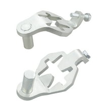 RUISINERY 2pieces Portable Sturdy T Post Gate Hinges Pin for Farm Gate Garden Fence with 5/8Inch Pin Easy Installation Designs