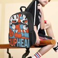 thumbnail image 5 of Cuphead Mugman School Bag Daypack Multipurpose Backpack Satchel Bookbag Oxford Cloth Adjustable Shoulders Rucksack, 5 of 6