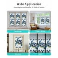 thumbnail image 6 of Window Privacy Film Coastal Turtle Stained Glass Window Film Decorative Sun Block Window Cover Summer Beach Starfish Nautical Blue Teal Window Clings Static Adhesive Sticker for Bathroom 17.7"x78.7", 6 of 7
