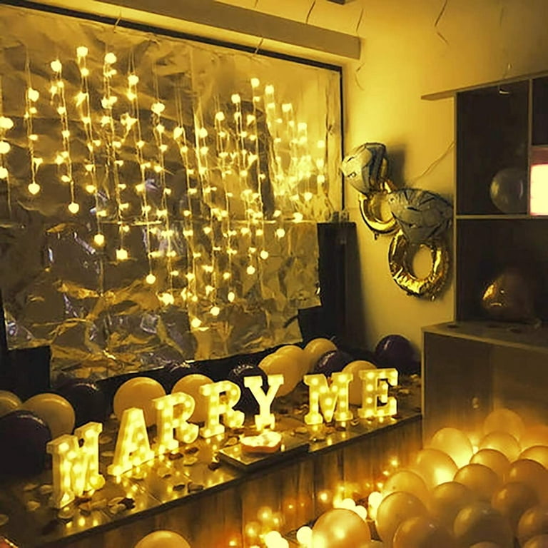 Powered Warm Wedding Letters D Battery Home cor Letter White Sign Lamp Alphabet for Marquee W Night Party Bar Bulbs with Light Shining Standing