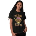 thumbnail image 3 of Cute Life Is Fun With a Messy Bun Short Sleeve Women's Graphic Tee Brisco Brands S, 3 of 5
