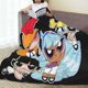 thumbnail image 4 of Manta ultrasuave de Las Chicas Superpoderosas, extragrande, súper suave y cálida para sofá y cama. Acogedora, suave y ligera, de 101 x 76 cm., 4 of 5