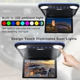 thumbnail image 2 of 12.1 Inch Car Overhead Roof Mounted Monitor Wide Screen Ultra-Thin Flip Down TV, 1080P Car Video Player Support USB SD, 2 of 7