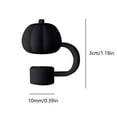 thumbnail image 3 of Beautynvta 2 Pcs Halloween Straw Covers for Cup 40oz/30oz Tumbler, 10mm Reusable Pumpkin Drinking Straw Topper Accessories for Halloween Party, 3 of 6