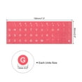 thumbnail image 2 of Uxcell English Keyboard Sticker Replacement Keyboard Cover 13mm Pink Background with White Lettering with Tweezer 2 Pack, 2 of 5