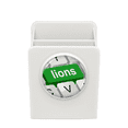 thumbnail image 1 of Surrounded Lions Keyboard Letters Desk Pencil Holder Cup Pen Organizer, 1 of 4