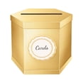 thumbnail image 1 of PKGSMART Card Box, Gold Card Receiving Box, Card Box Holder for Wedding, Baby Shower, 12x10x10 inch, 1 of 7