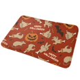 thumbnail image 2 of XMXT Non-Slip Machine Washable Bathroom Rugs Kitchen Door Mat, Halloween Pumpkin Mouse Polyester Bath Mats Rug for Kitchen Shower Bathtub Decor, 15.7 x 23.6 inches, 2 of 9