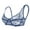 Blue, variant on yunLCZ Push Up Everyday Bras Womens Underwire Bra Lace Floral Bra Unlined Unpadded Plus Size Full Coverage Bra