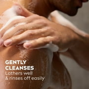 NIVEA MEN Sensitive Skin 3-in-1 Body Wash for Men, Bamboo Extract, Lightly Scented, 16.9 fl oz