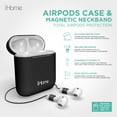 thumbnail image 2 of iHome Airpods Case Cover with Wired Magnetic Neckband, Airpods Generation 2 & Generation 1, 5.51", 2 of 5
