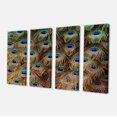 thumbnail image 2 of Plumes de Queue de Paon en Gros Plan - Impression sur Toile Animale, 2 of 3
