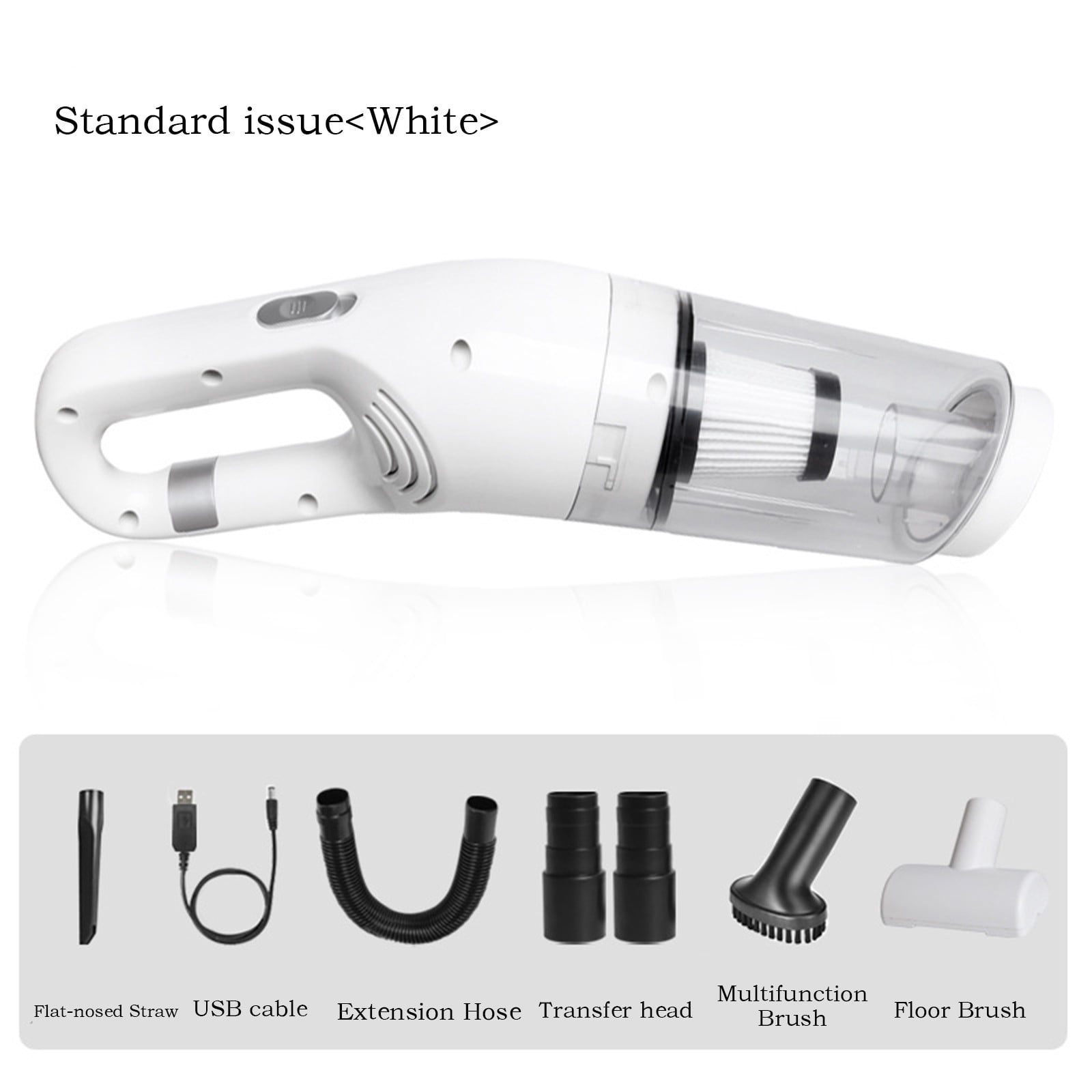 maxiaoxia Handheld Vacuum Cordless, 120W High Power Wet and Dry, 13000PA Strong Suction Hand Vacuum, Rechargeable Cleaner for Car, Home, Office, Pet