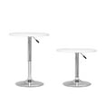 thumbnail image 4 of CorLiving Adjustable-Height Round Bar Table, Multiple Colors, 4 of 5