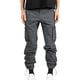 thumbnail image 1 of Pantalones largos de tela tejida para hombre con múltiples bolsillos, pantalones casuales de color sólido, pantalones de trabajo para hombre, pantalones de tela tejida, 1 of 9