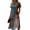 A06-Light Blue, variant on American Flag Dress for Women Independence Day Dress A Line Short Sleeve Summer Party Vacation Dresses