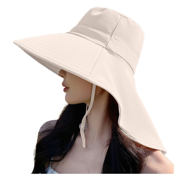 Sun Hats UPF 50 Fishing Hat Uv Protection Hat Sun Hats with UV Protection for Hiking Women's Summer Large Hat Visor Visor Neck Outdoor Mountaineering Fisherman Sun Hat