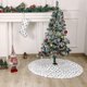 thumbnail image 1 of Christmas Tree Skirt 122cm Large Christmas Tree Foot Cover with Christmas Sock, Christmas Tree Mat Foot Cover for Christmas Tree Decoration Home Party, 1 of 5