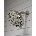 thumbnail image 4 of Design House Mills Modern Satin Nickel 7" 6-Function 1.8 GPM Shower Head with Eco-Drip Shower Setting, 4 of 13