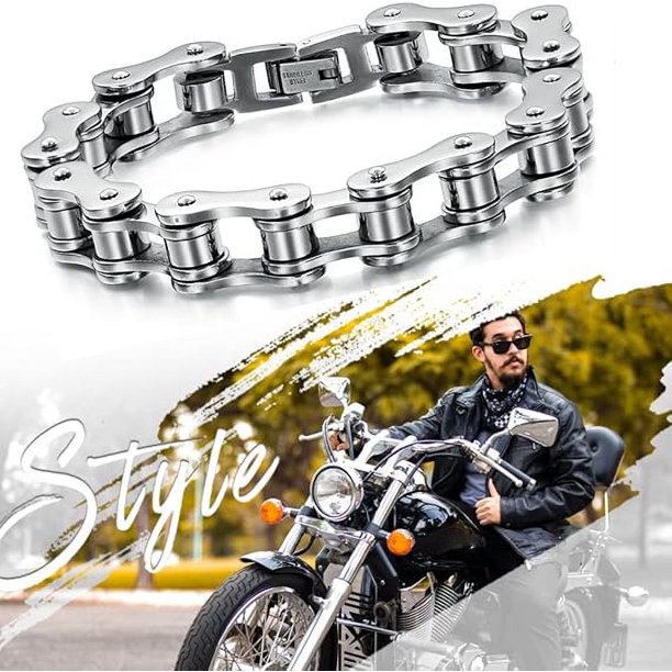 Pulsera De Motociclistas Para Hombres Llave Inglesa Pulsera De Cadena De Motocicleta