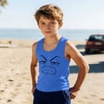 thumbnail image 2 of Niños Niños Niños Camisola 3-15 Años sin Mangas Gradiente Impresión Tela Suave para la Fiesta de Boda de Pageant Casual, 2 of 7