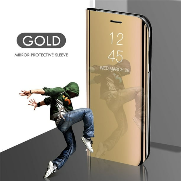 Funda de teléfono con espejo inteligente para Samsung Galaxy S10 S9 S8 Plus S10E A6 A8 A7 2018 Note 8 9 A10 A30 A40 A50 A60 A70 M10 M20 M30 Tan Jianjun unisex