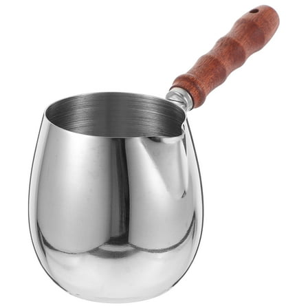 NIAIZEK Milk Frother Container Milk Pitcher Stainless Steel Silver 1Pcs